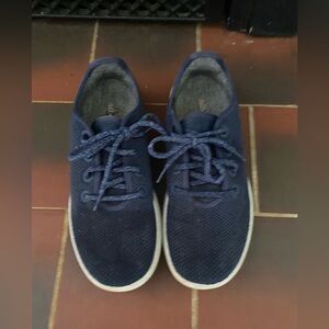 Allbirds dark blue knit sneakers